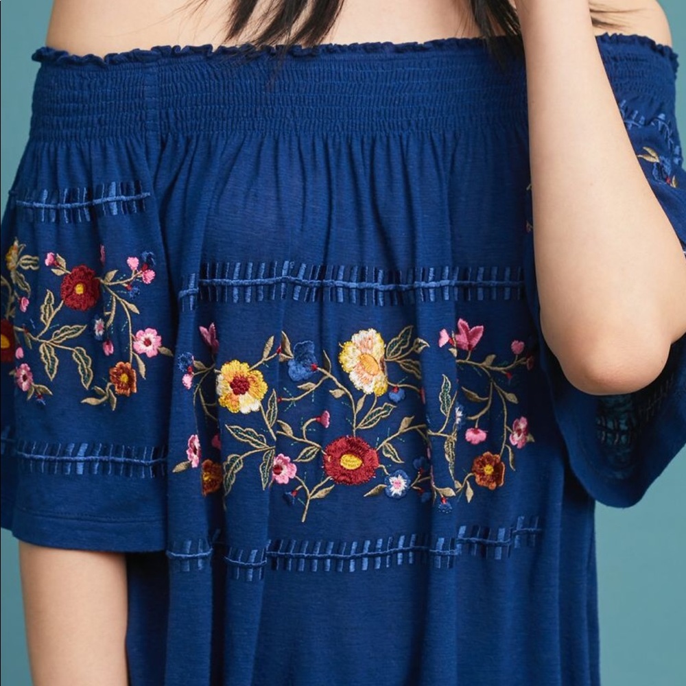 Anthropologie washoe off the shoulder top